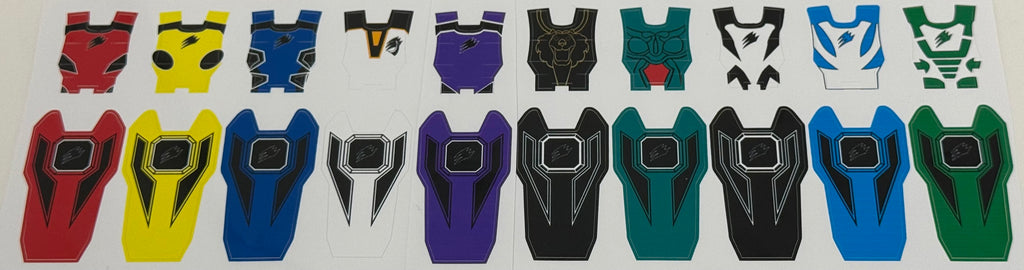 BOJ Ranger Key Labels - 031 - Gekiranger – BD15 Decals & Props
