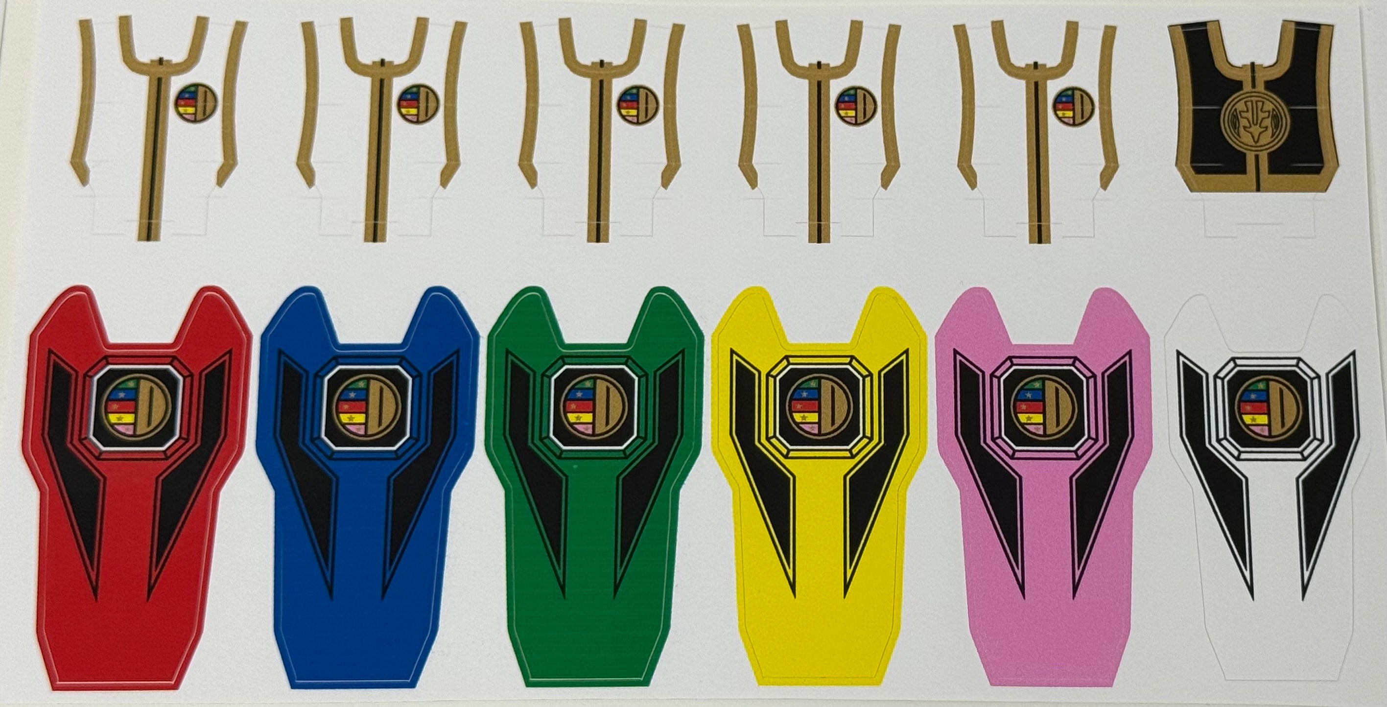 ザ・ディーリアス・コレクション UNICORN-KANCHANAレーベル BOJ Ranger Key Labels - 017 - Dairanger – BD15 Decals & Props