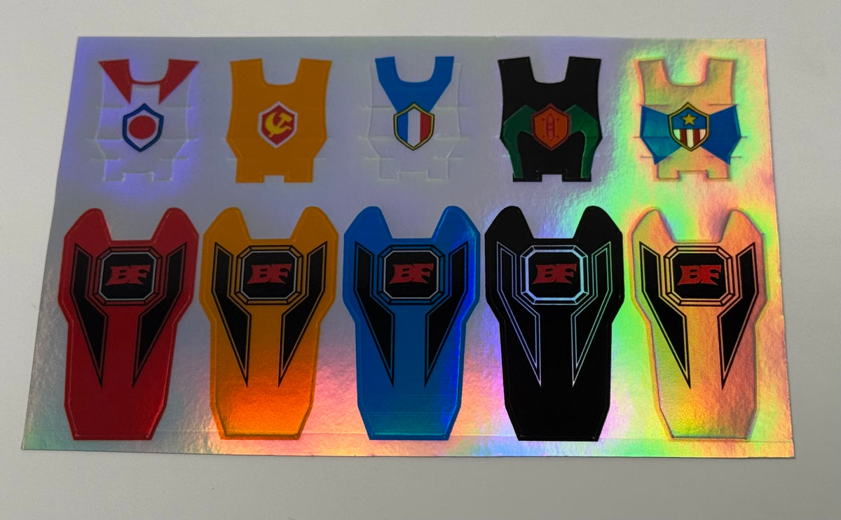 BOJ Ranger Key Labels - 003 - Battle Fever J