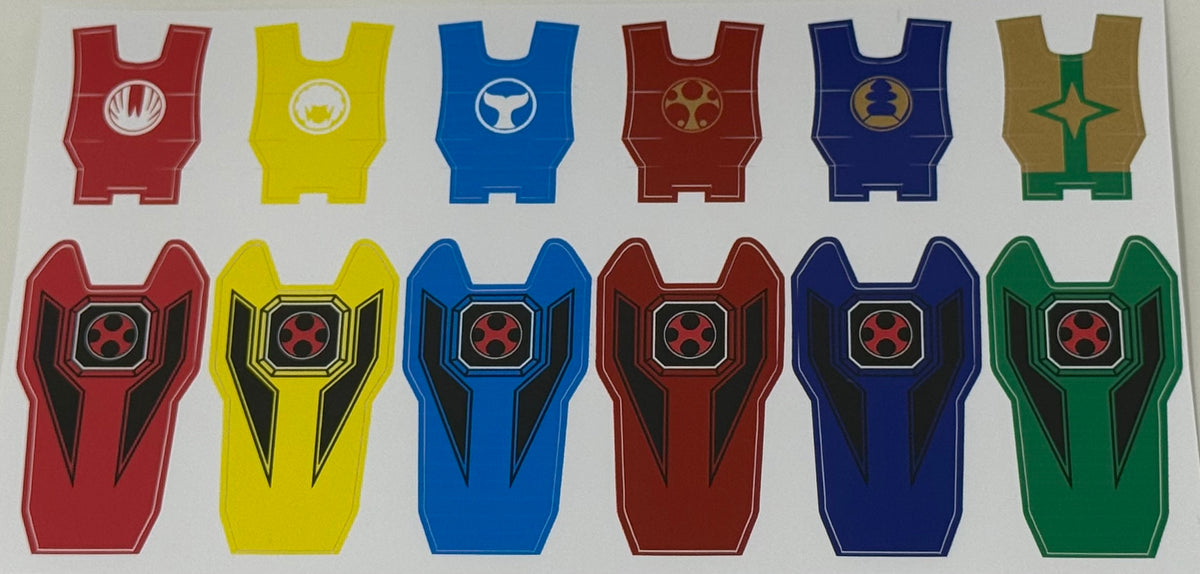 BOJ Ranger Key Labels - 026 - Hurricanger