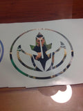 Hybrid Dragon / Tiger Power Coin Decal - Special Printed Version