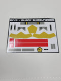 Shogun Megazord Labels