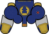 Navy Thunder PS3 Controller Skin