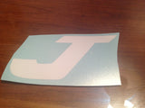 J Symbol Decal