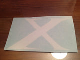 X Symbol Decal