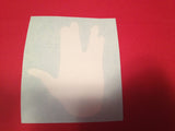 Vulcan Salute Decal