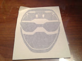 Blue Buster Helmet Decal
