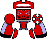 Red Buster PS4 Controller Skin