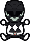 MMPR Black - Stick Figure Family