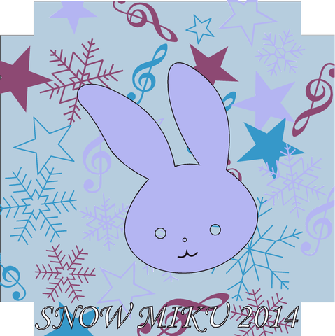 Snow Miku 2014 Nendoroid Stand Label