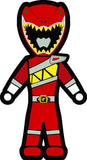 Kyoryu Red - Stick Figure Family