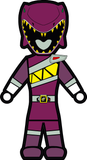 Kyoryu Violet - Stick Figure Family