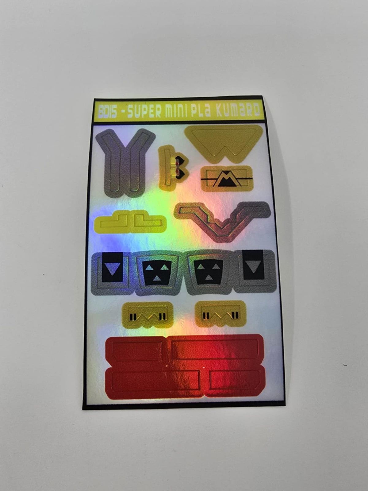 Super Mini-Pla Ninja Gattai Muteki Shogun Labels
