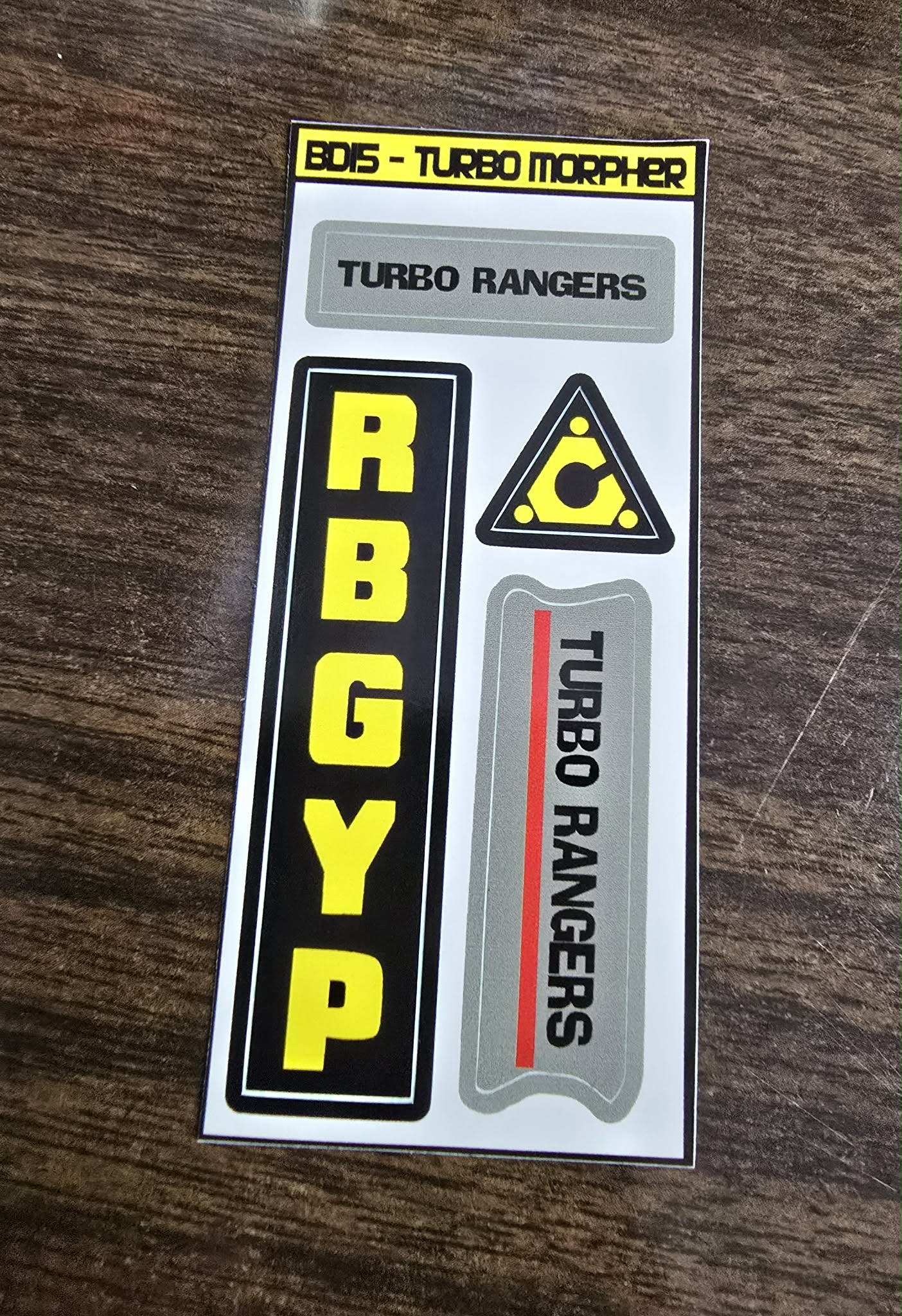 Turbo Morpher Labels – BD15 Decals & Props
