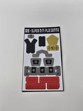 Super Mini-Pla Ninja Gattai Muteki Shogun Labels