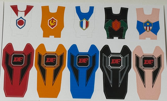 BOJ Ranger Key Labels - 003 - Battle Fever J