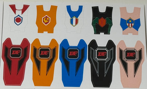 BOJ Ranger Key Labels - 003 - Battle Fever J