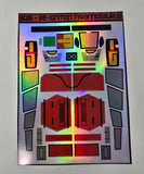 Playmates Re-Ignition Dino Megazord Labels