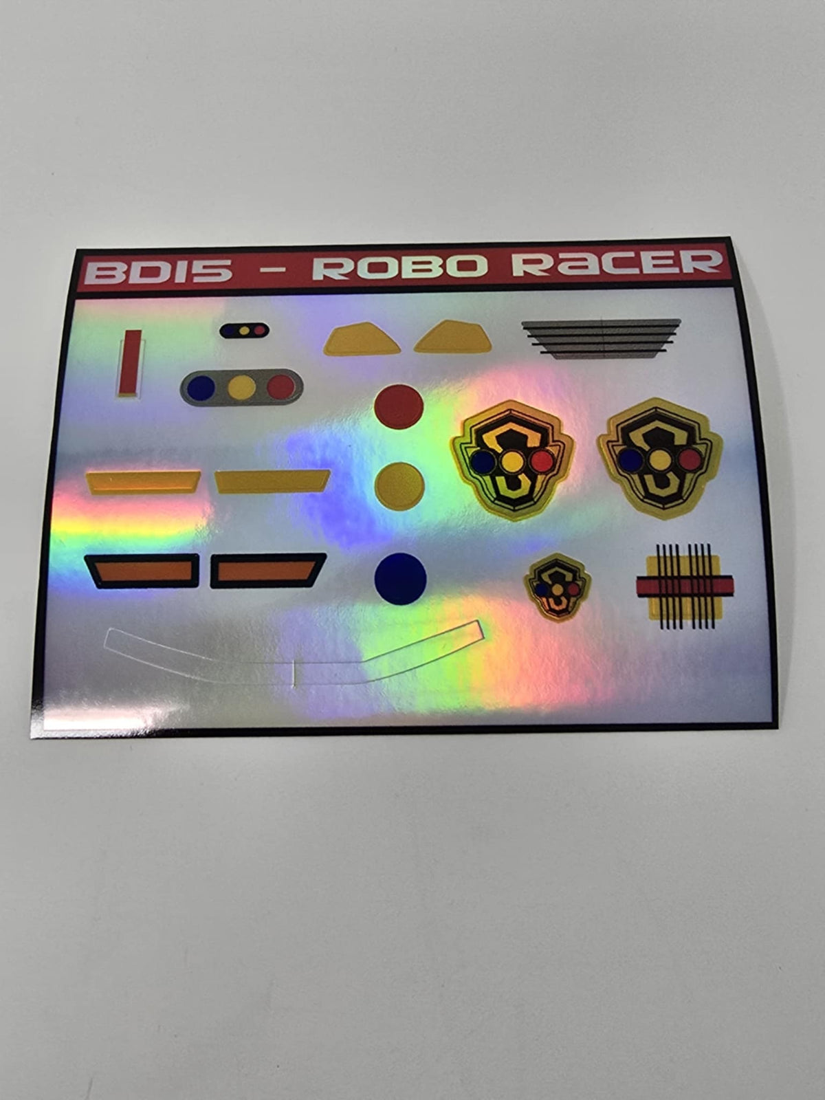 Robo Racer Labels