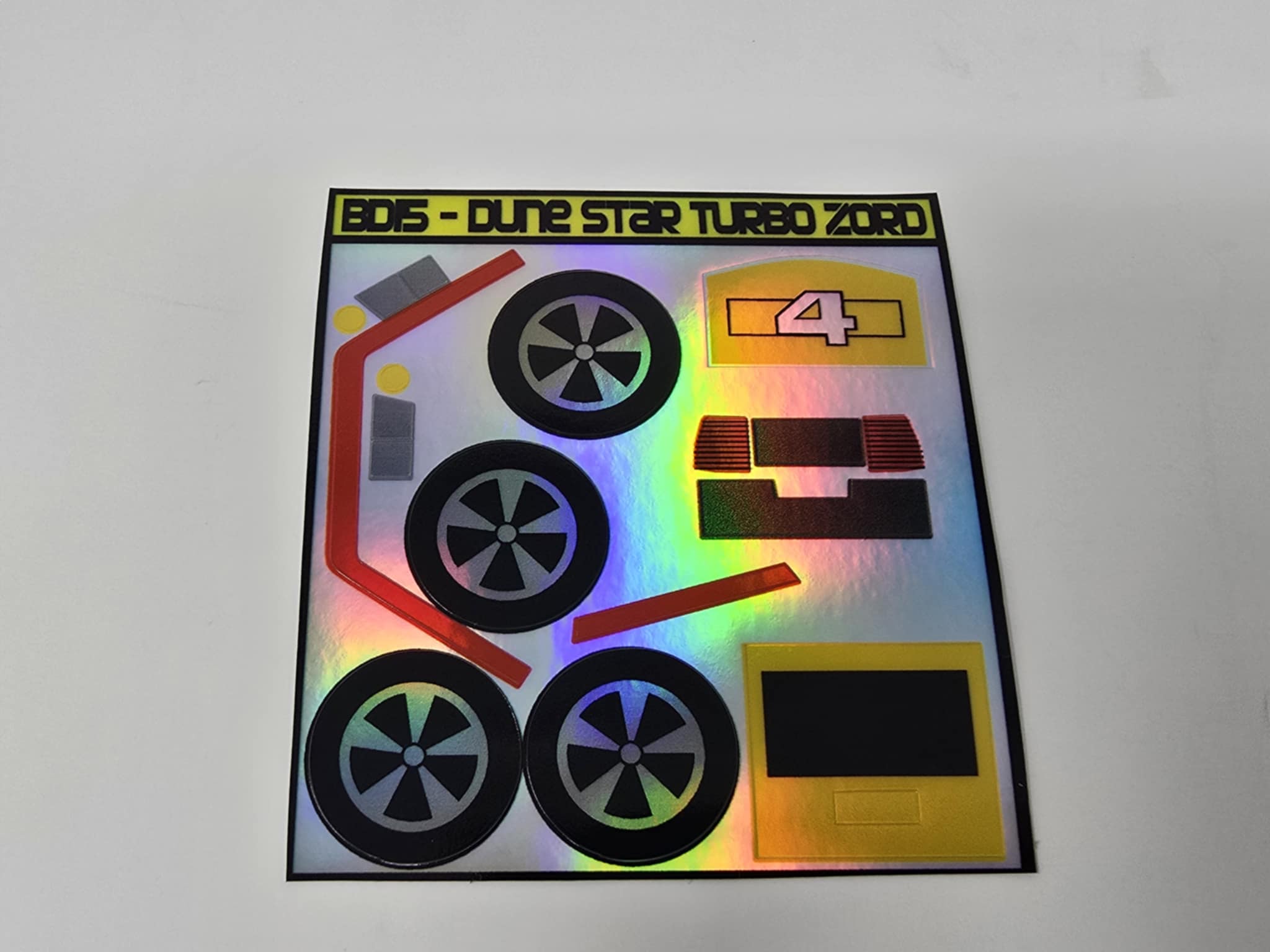 Turbo Megazord Labels – BD15 Decals & Props