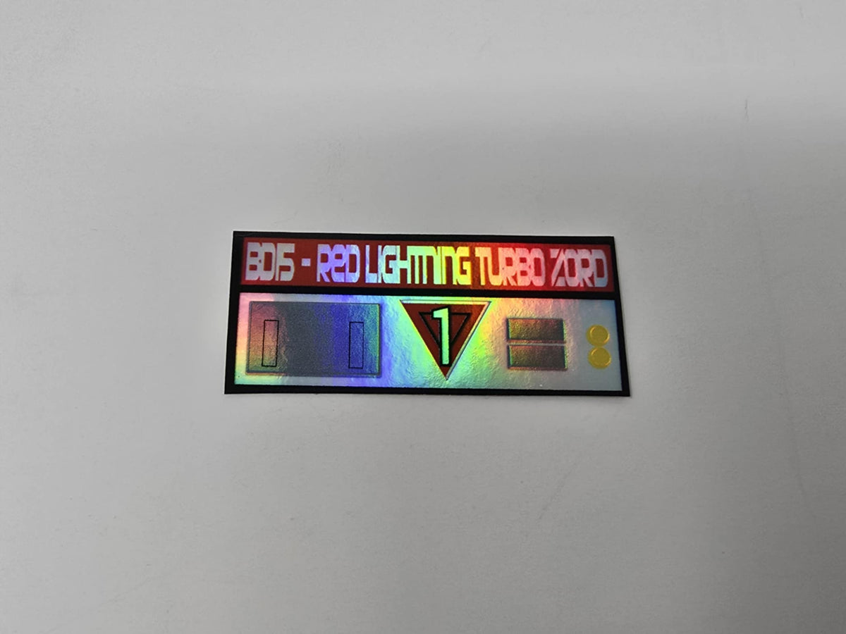 Turbo Megazord Labels