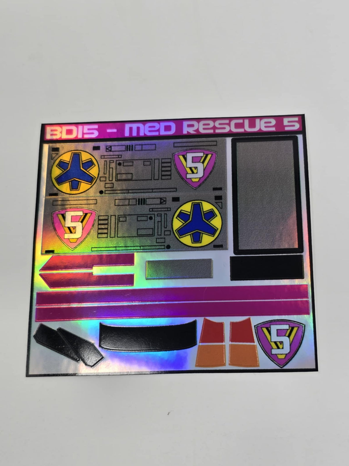 Lightspeed Megazord Labels
