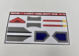 Galaxy Megazord Labels