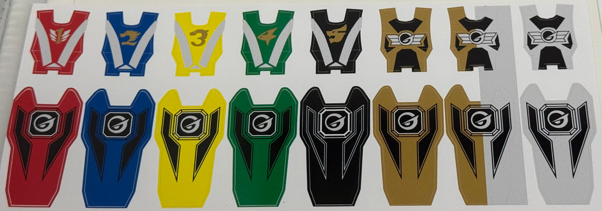 BOJ Ranger Key Labels - 032 - Go-onger