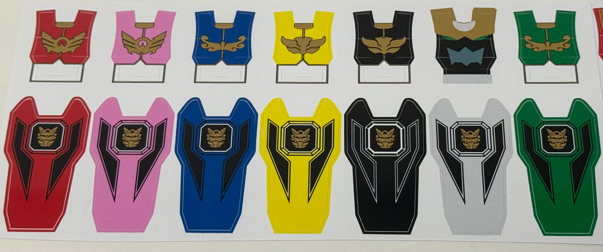 BOJ Ranger Key Labels - 034 - Goseiger