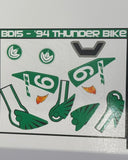 Thunder Bike Labels