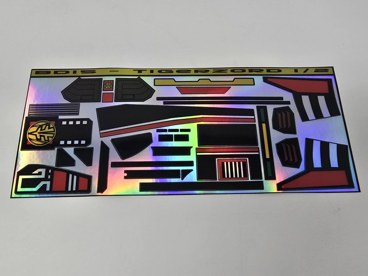 1994 Deluxe Tigerzord Labels