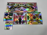 Complete Super Megaforce Auxiliary Zord Labels Set