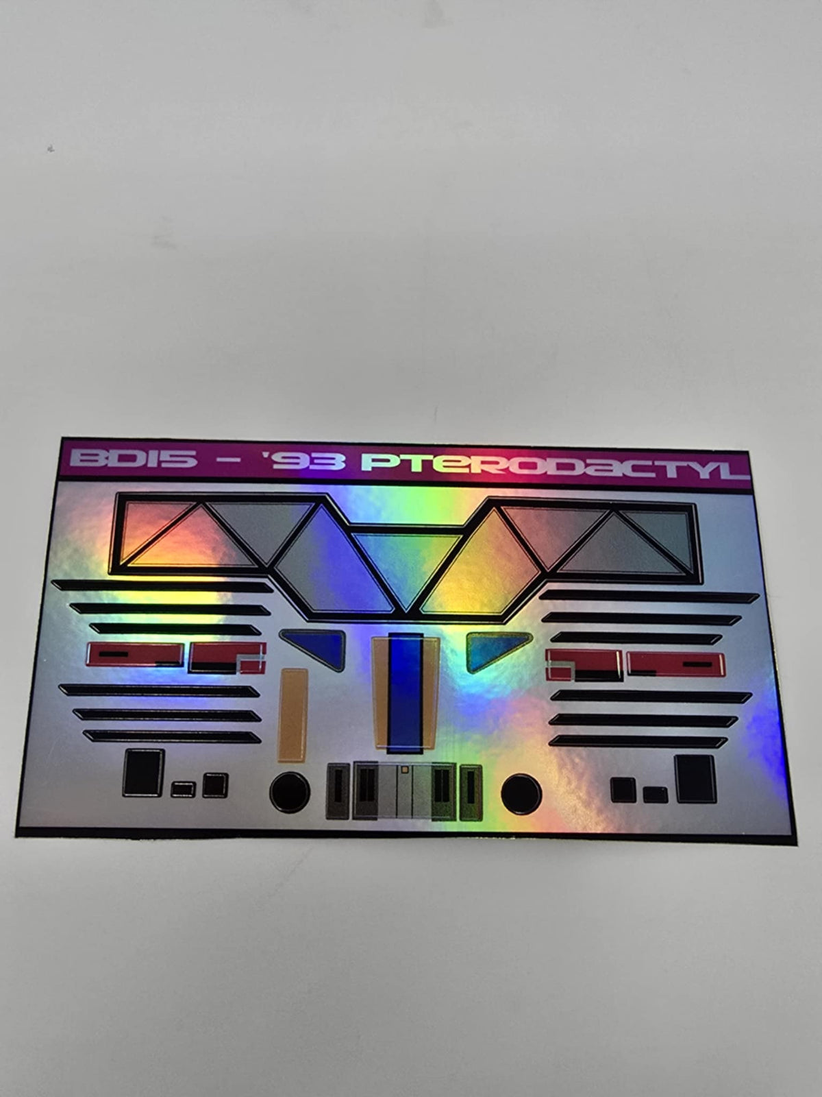 1993 Dino Megazord Labels