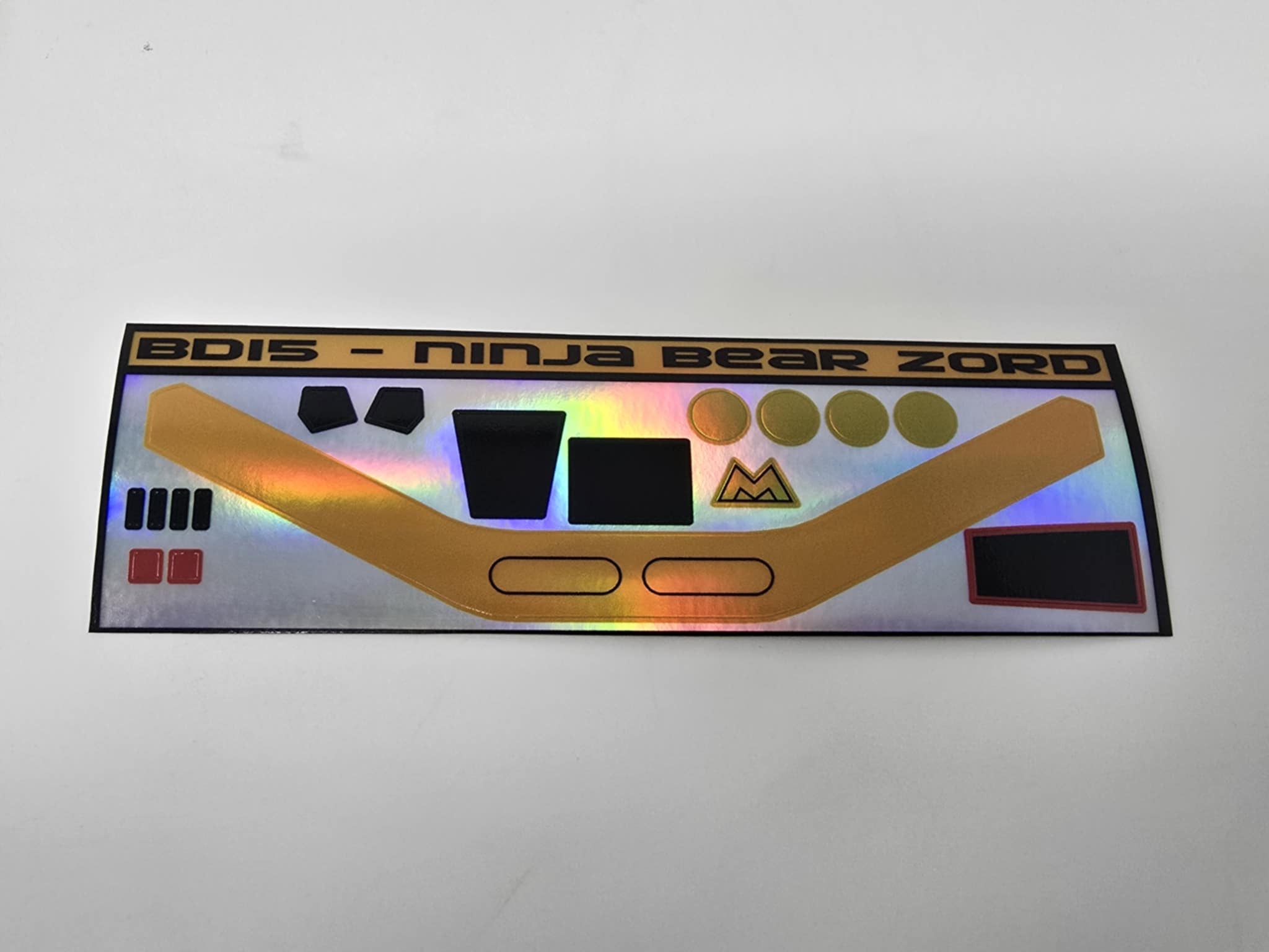 Ninja Megazord Labels – BD15 Decals & Props