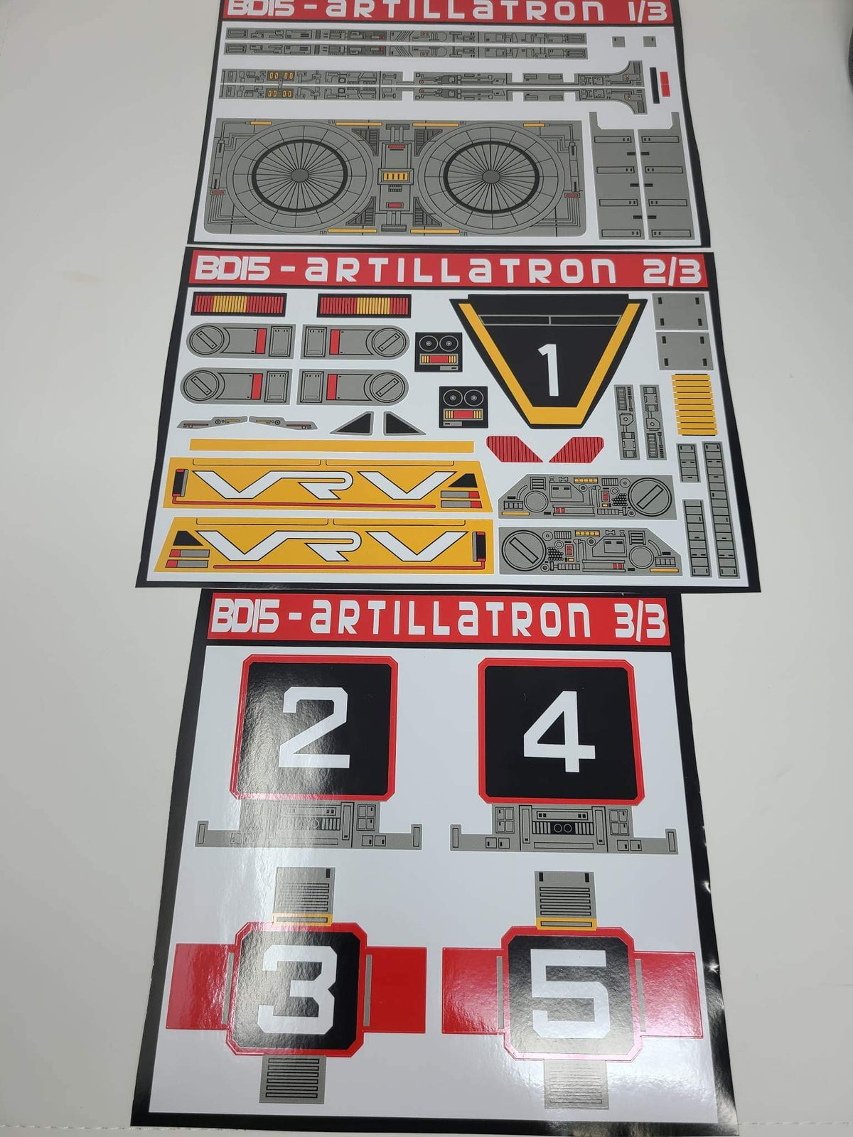 Artillatron Labels