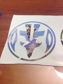 Tiger Power Coin Decal - Special Printed Version