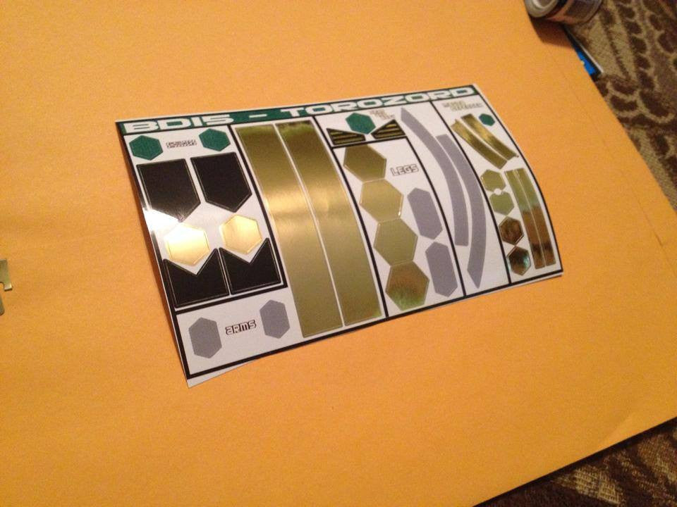 Torozord Megazord Labels (NEWER VERSION NOW AVAILABLE)