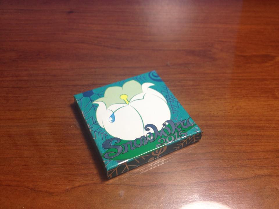 Snow Miku 2015 Nendoroid Stand Label