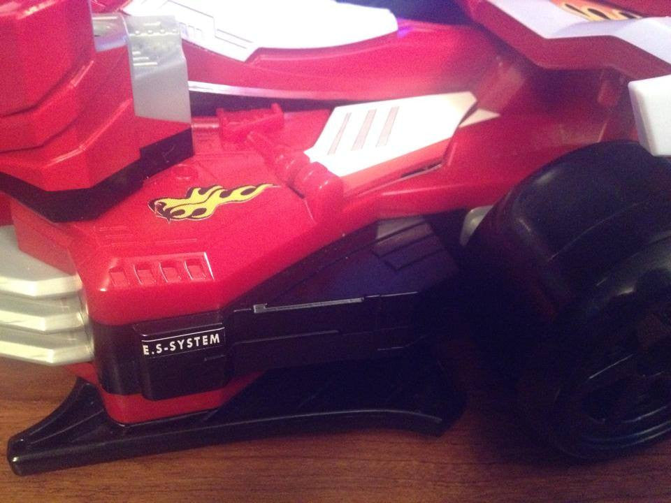 Complete Super Megaforce Auxiliary Zord Labels Set