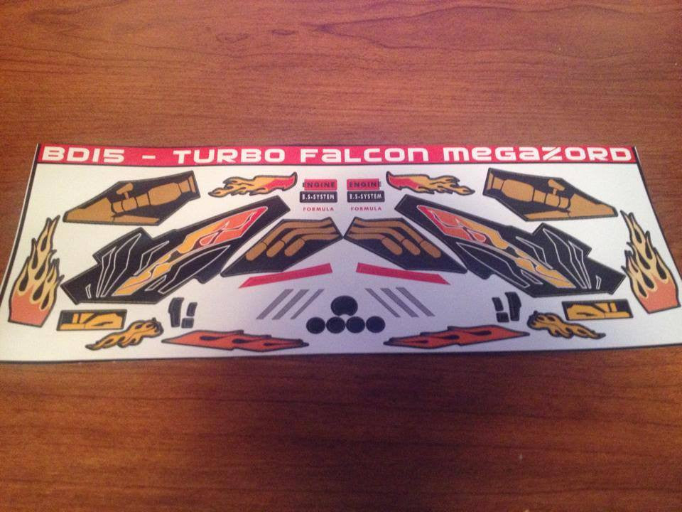 Complete Super Megaforce Auxiliary Zord Labels Set