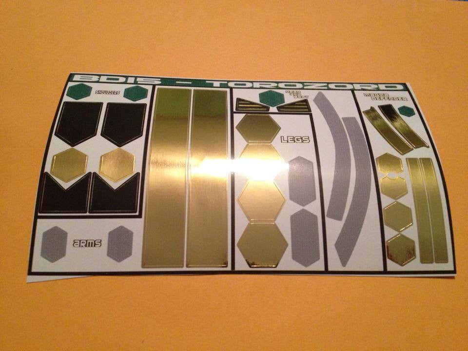 Torozord Megazord Labels (NEWER VERSION NOW AVAILABLE)