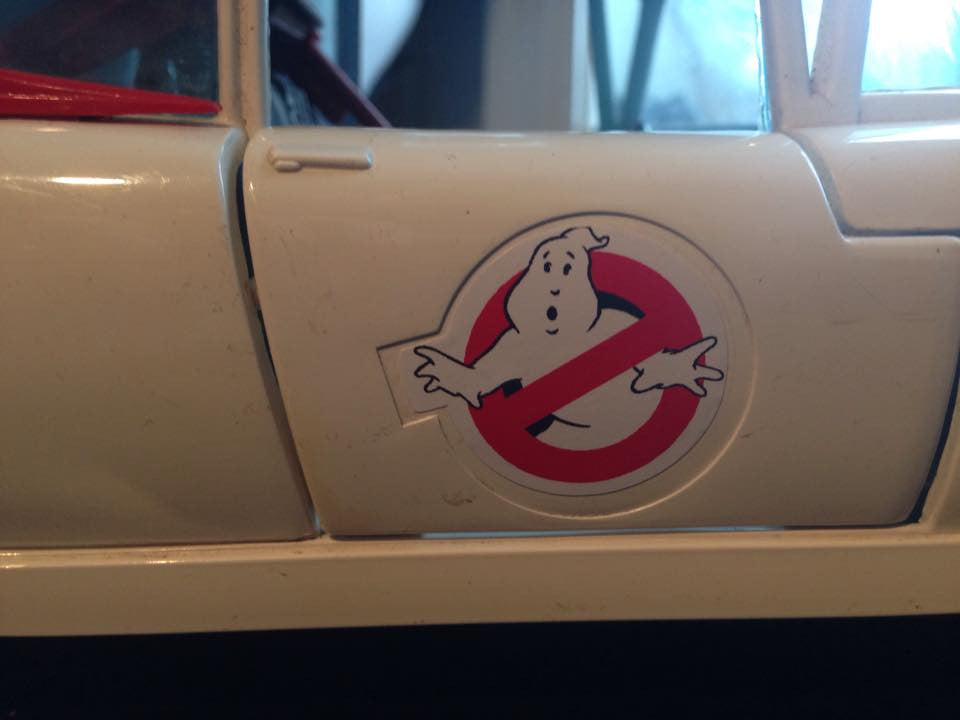 The Real Ghostbusters Ecto-1 Labels