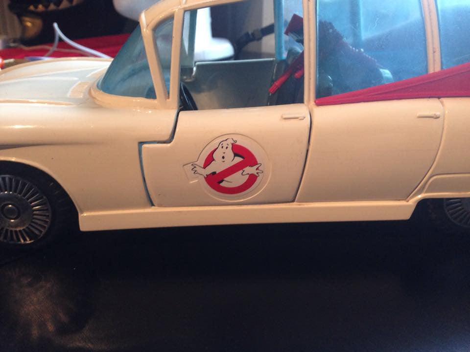 The Real Ghostbusters Ecto-1 Labels