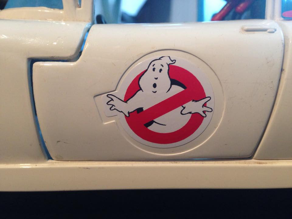 The Real Ghostbusters Ecto-1 Labels