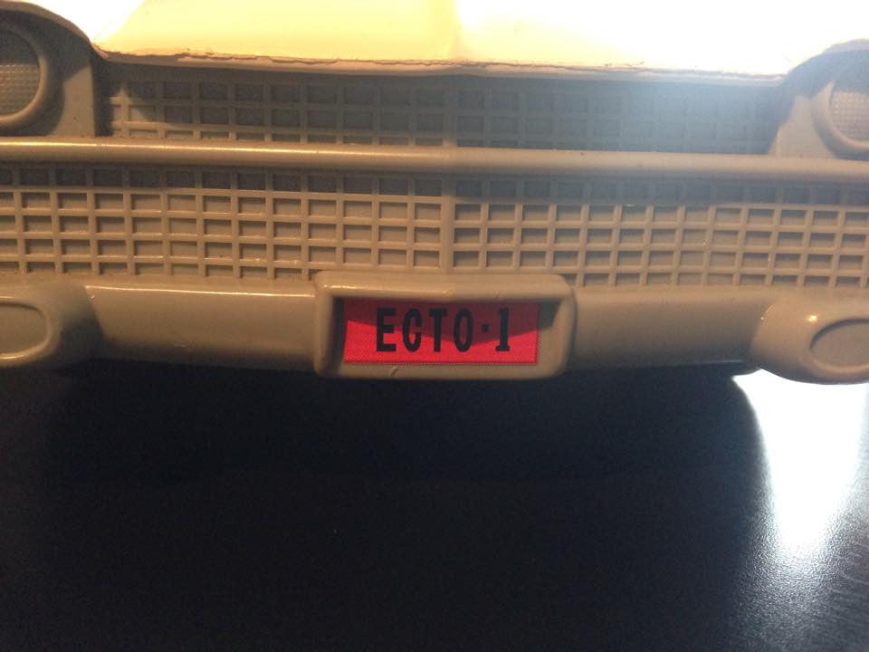 The Real Ghostbusters Ecto-1 Labels