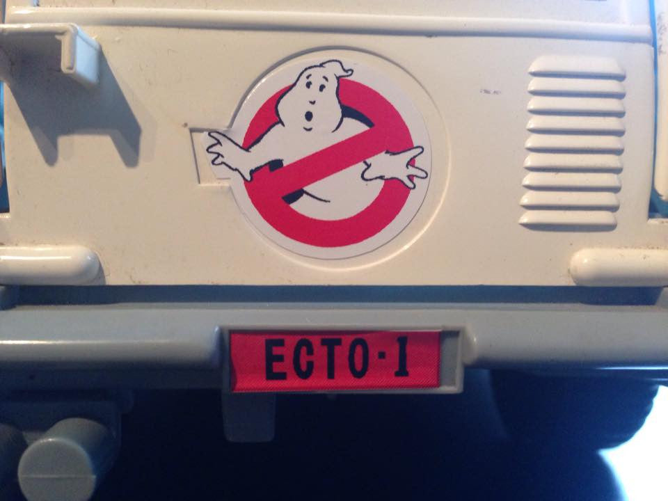 The Real Ghostbusters Ecto-1 Labels
