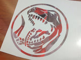 Tyrannosaurus Power Coin Decal - Special Printed Version