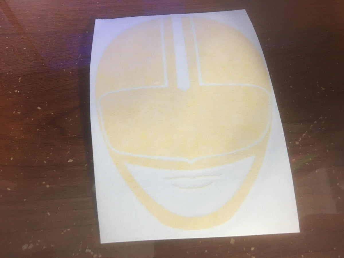TimeYellow Helmet Decal