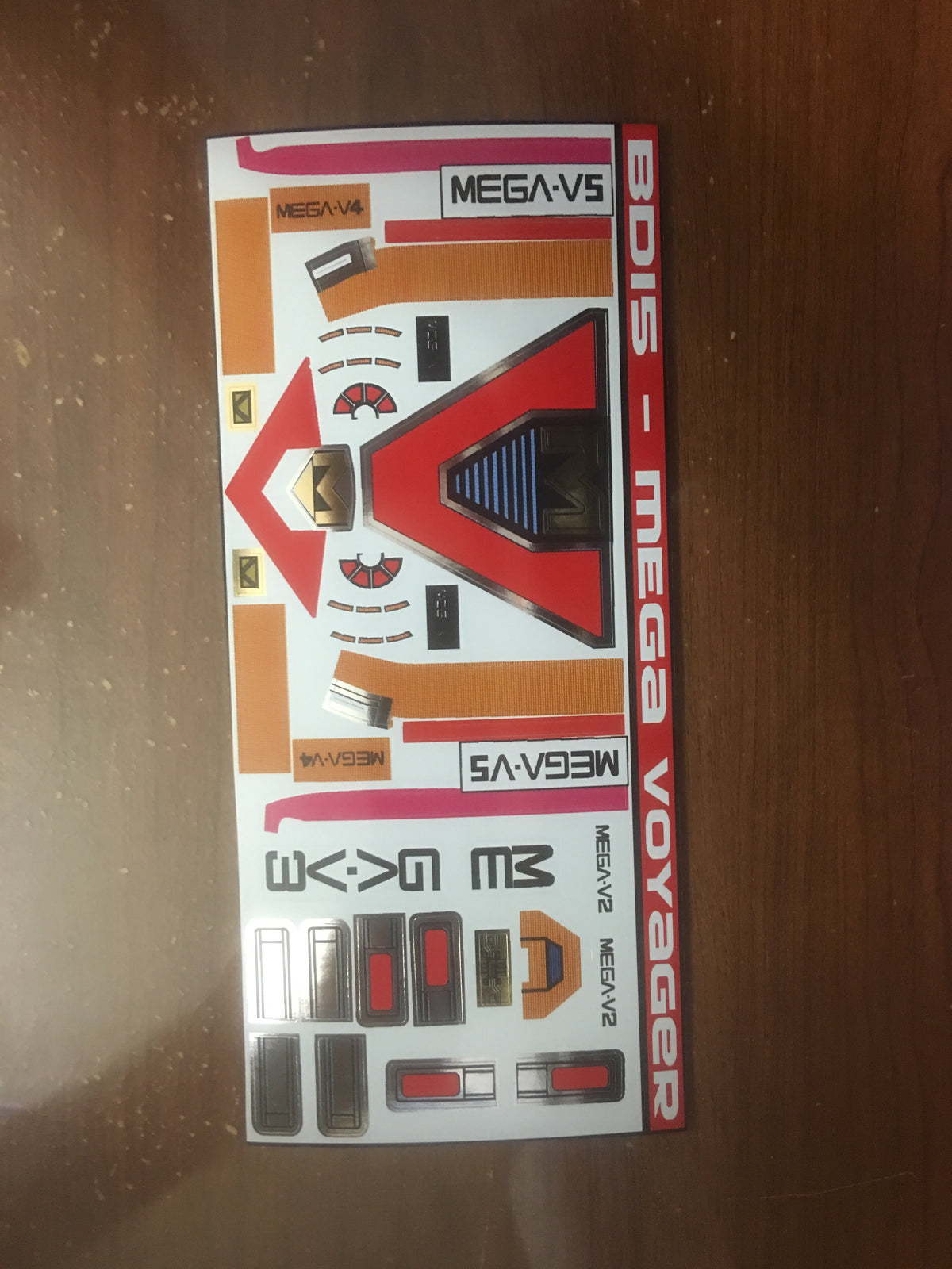 Mega Voyager Labels (NEWER VERSION NOW AVAILABLE)