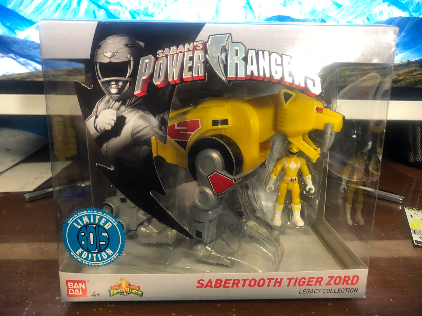 Legacy Sabertooth Tiger Zord Labels*